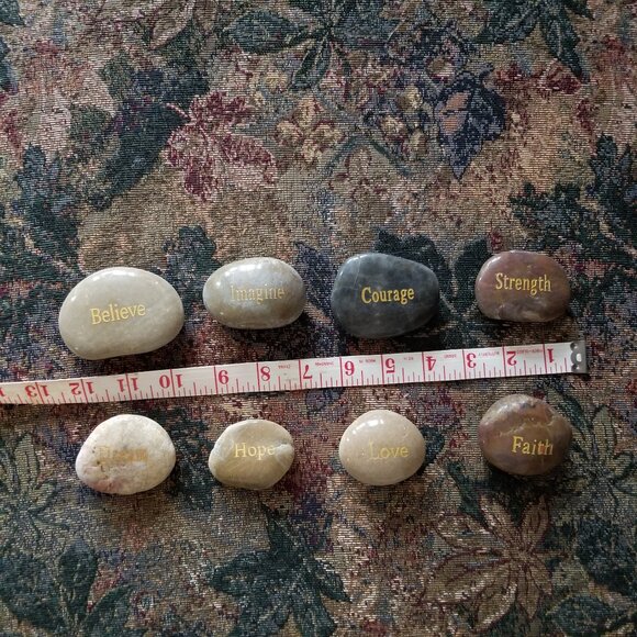 Inspiration stones for thought, affirmation, encouragement, set of 8, NWOT - Picture 4 of 5